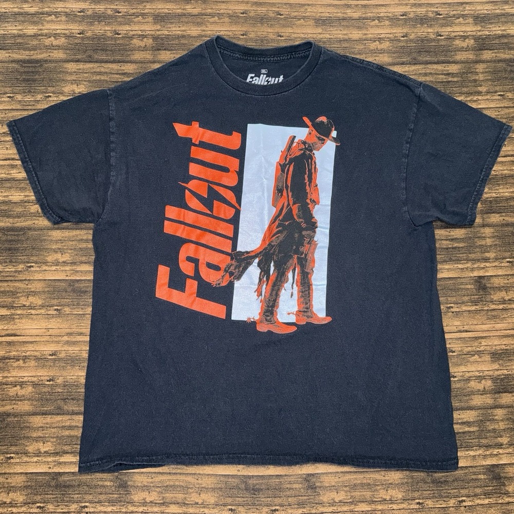 Fallout TV Series Graphic T-shirt Men XL Black Short Sleeve